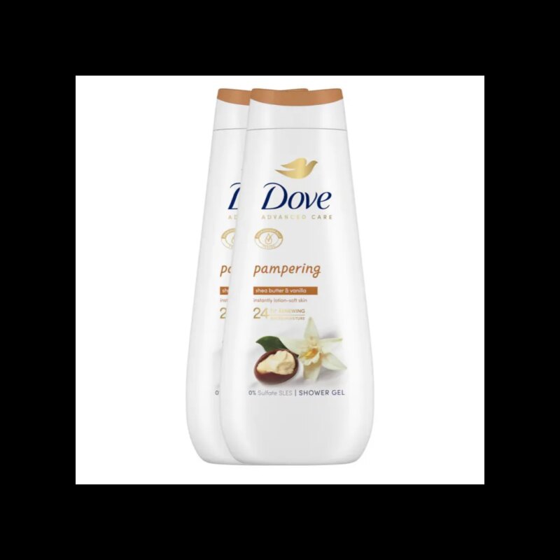 Dove Gel 400ml Karite Duplo