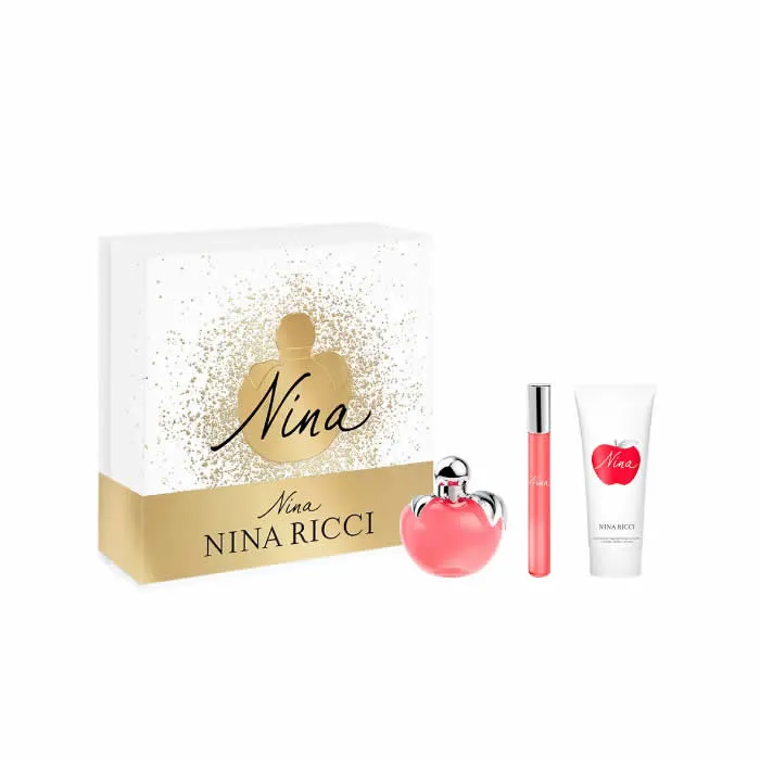 Nina Ricci Nina Eau De Toilette Spray 50ml Set 3 Parti