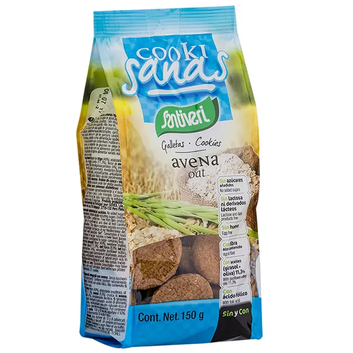 Santiveri Cookisanas Biscotti Di Farina D'avena 150g