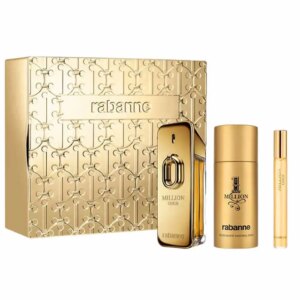 Rabanne Million Gold Eau de Parfum Intense Spray 100ml Set 3 Parti