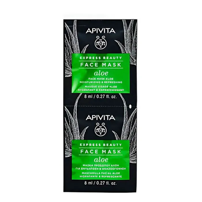 Apivita Maschera idratante rinfrescante 2x8ml