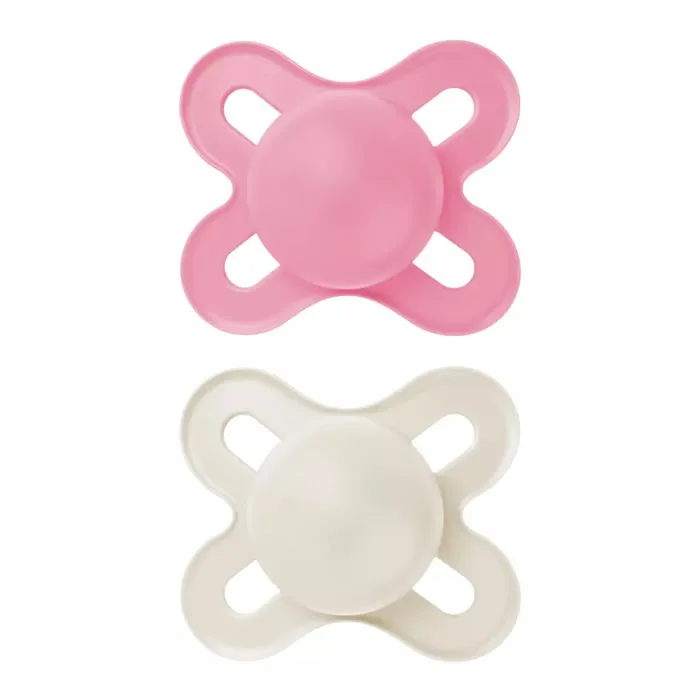 Mam Original Start Silicone 0-2 M 2 unità Colore Rosa