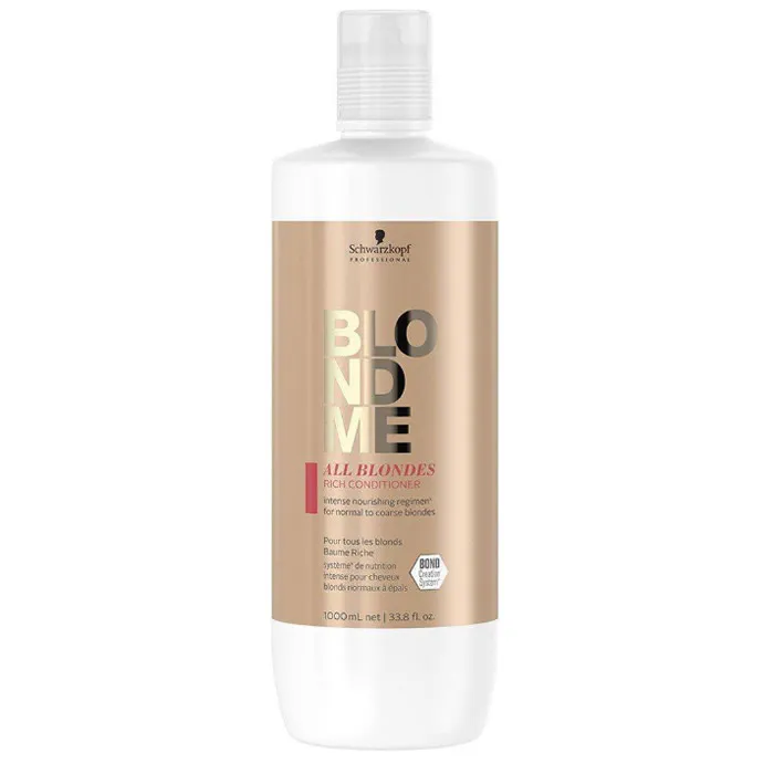 Schwarzkopf Blondme All Blondes Rich Conditioner 1000ml