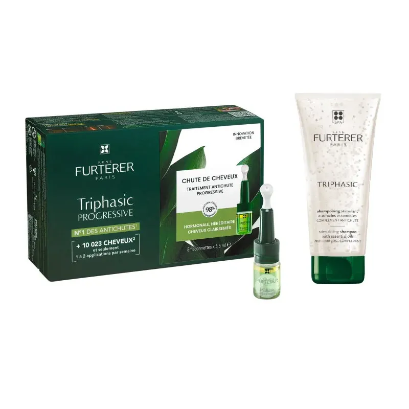 Rene Furterer Triphasic Progressive 8x5.5ml Set 2 Pezzi