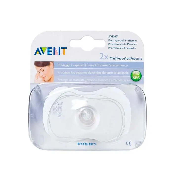 Avent 2 Mini Paracapezzoli in Silicone