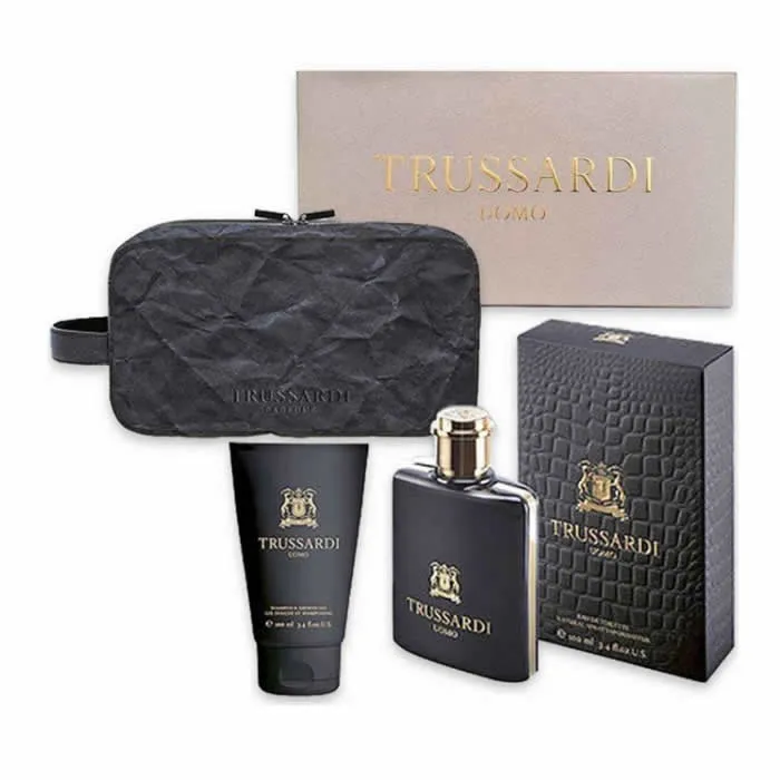 Trussardi Uomo Eau De Toilette Spray 100ml Set 3 Parti