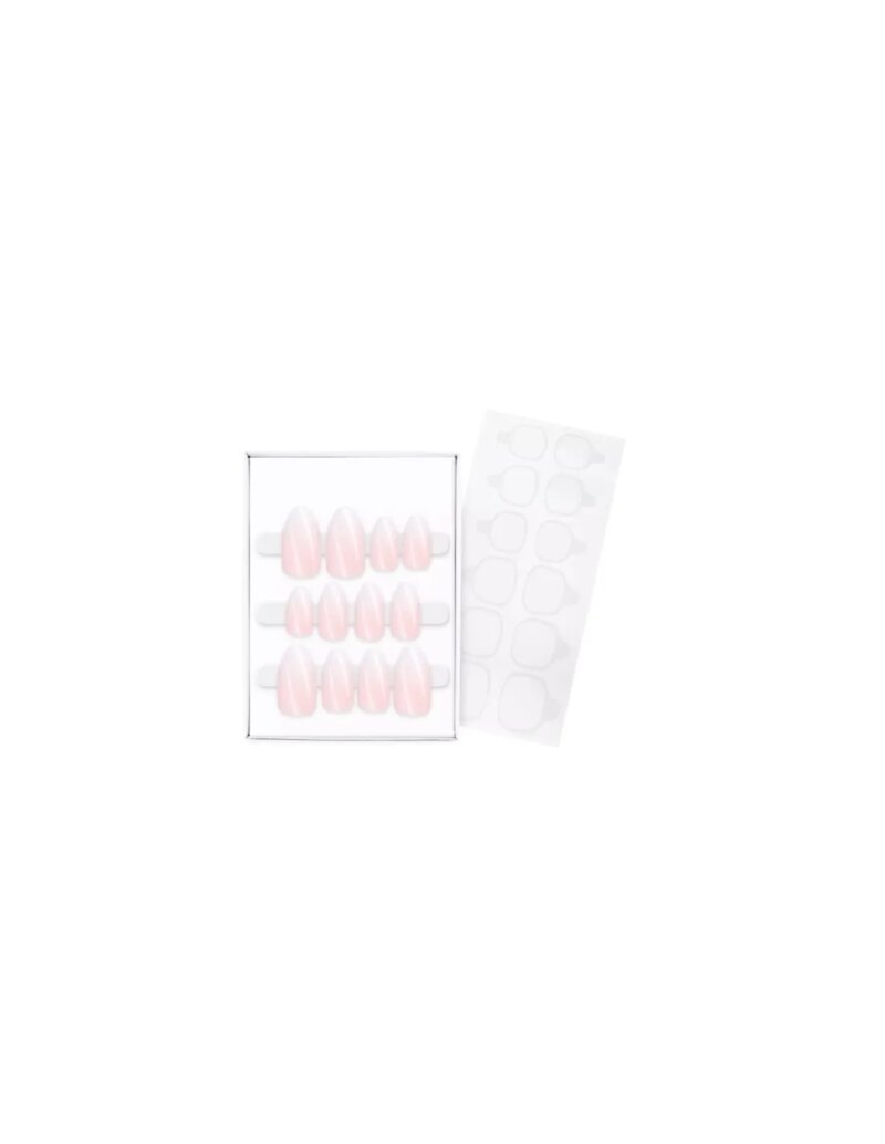 ESSENCE COSMETICS FRENCH MANICURE CLICK-ON NAILS ARTIFICIALES 02-BABYBOOMER STYLE 12 U