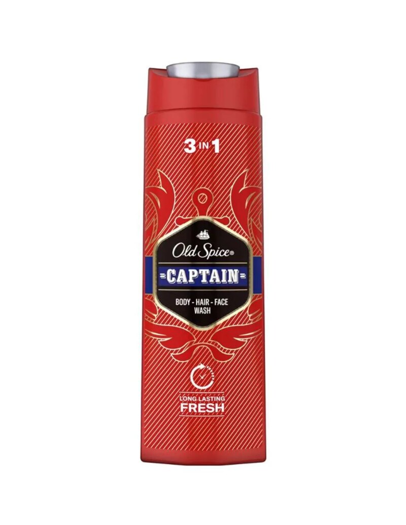OLD SPICE CAPTAIN SHOWER GEL 3IN1 400