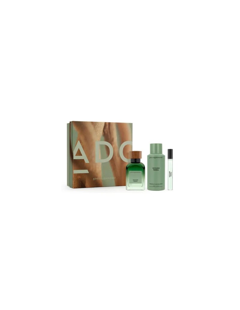 ADOLFO DOMINGUEZ AD VETIVER TERRA EDP 120 VPO VPO 10 DESODORANTE