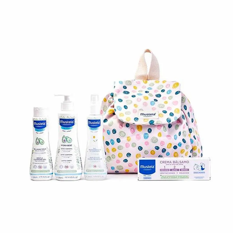 Mustela Little Moments Set Di Zaini A Pois 5 ezzi