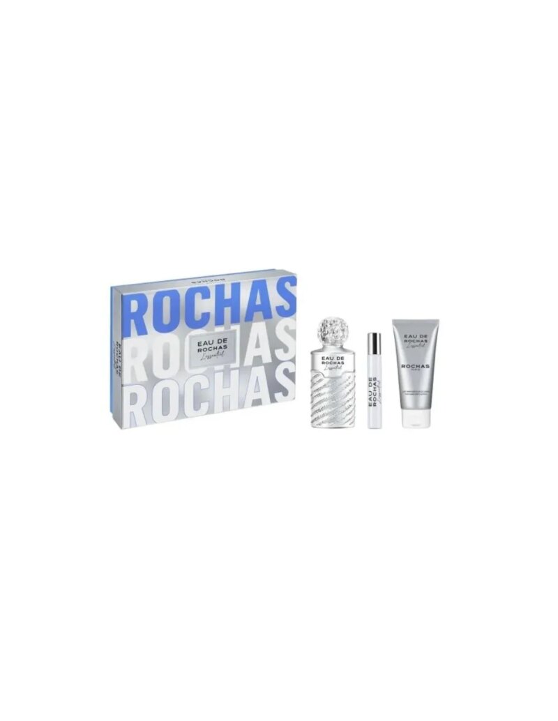 SET EAU ROCHAS L'ESSENTIEL EDT 100ML EDT 20ML BODY 100ML