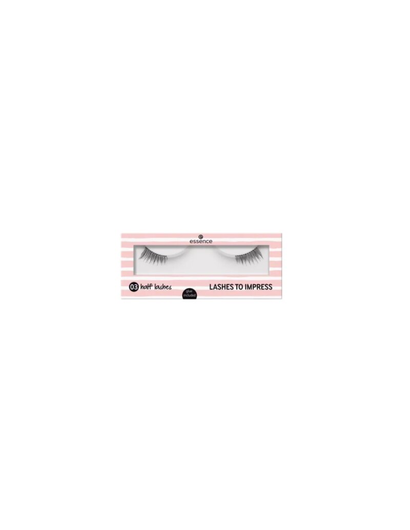 ESSENCE COSMETICS LASHES TO IMPRESS PESTAÑAS ARTIFICIALES 03-HALF LASHES 1 U