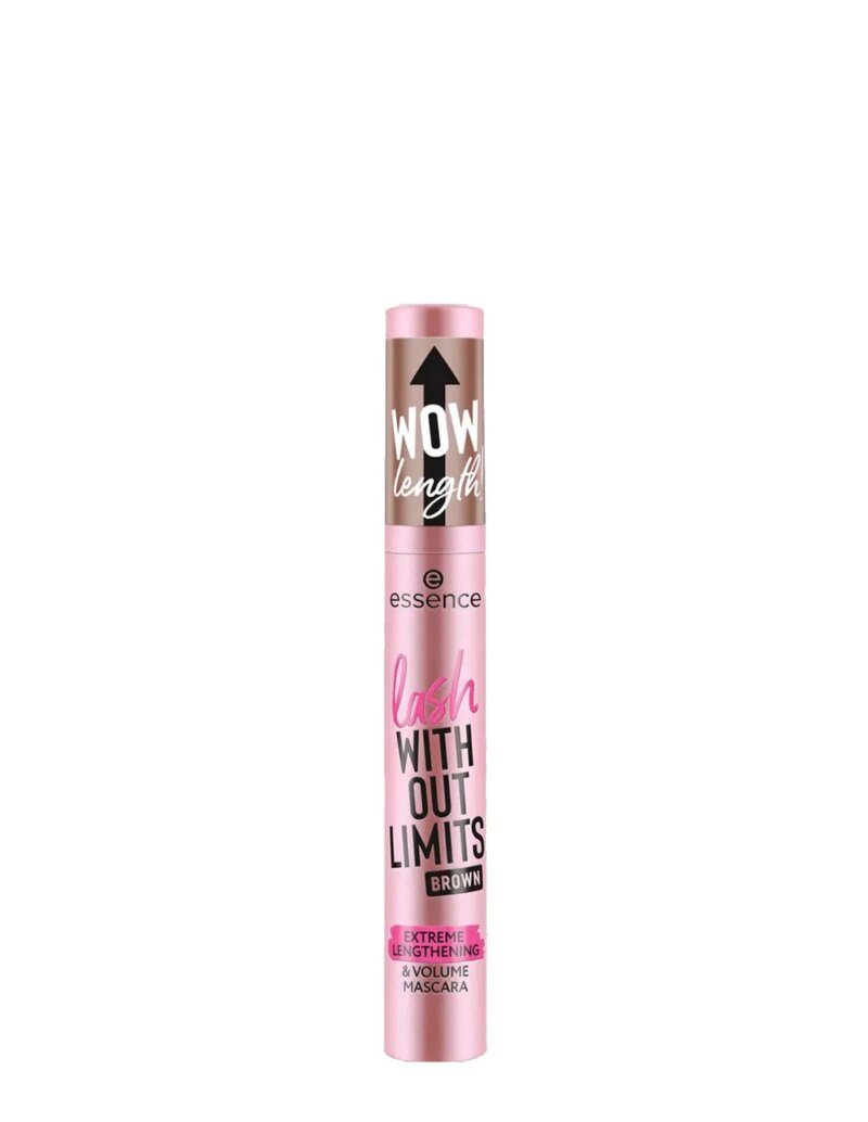 ESSENCE COSMETICS LASH WITH OUT LIMITS EXTREME LENGTHENING Y VOLUME 02-BROWN 13ML