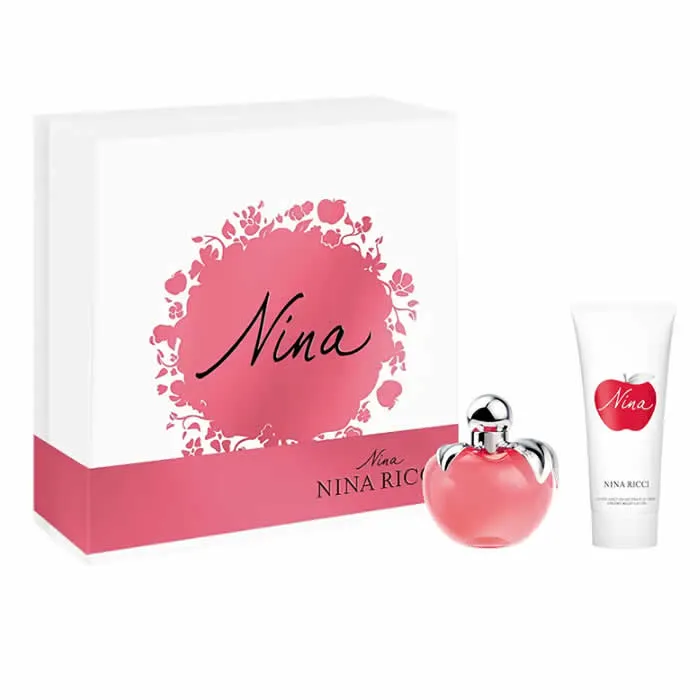 Nina Ricci Nina Eau De Toilette Spray 50ml Set 2 Parti
