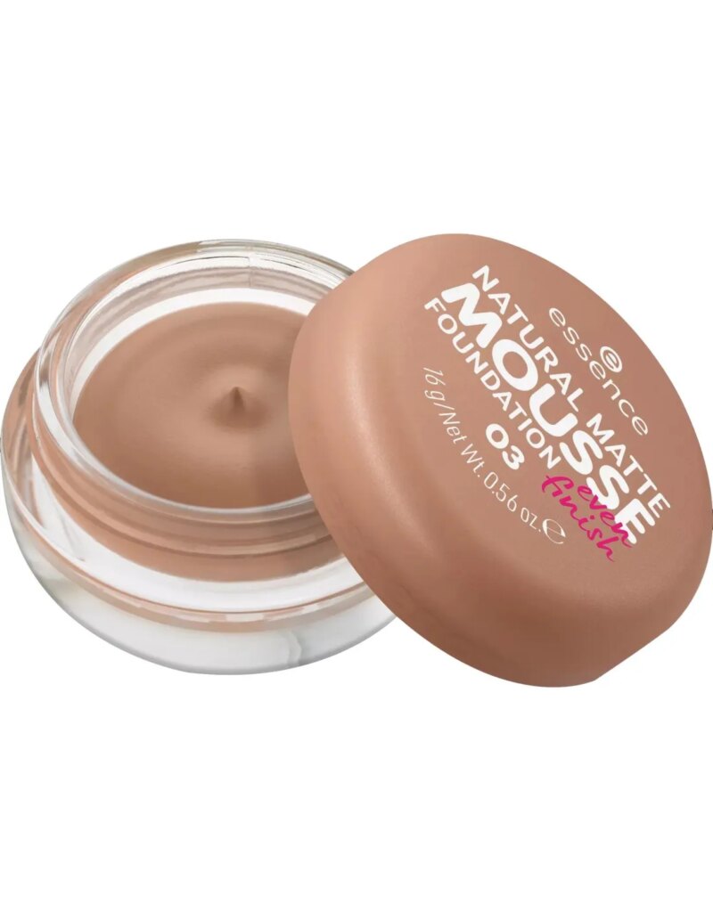 ESSENCE COSMETICS NATURAL MATTE BASE MAQUILLAJE EN MOUSSE 03 16G