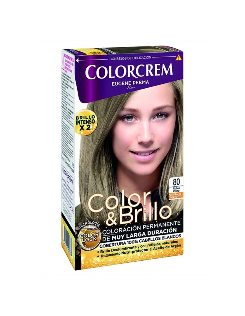 EUGENE PERMA TINTE PELO COLORCREM 80 RUBIO CLARO