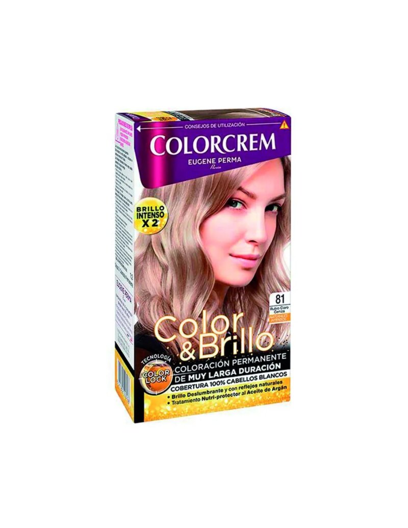 EUGENE PERMA TINTE PELO COLORCREM 81 RUBIO CLARO CENIZA
