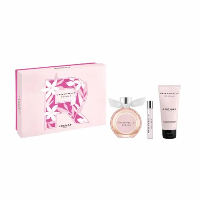 Rochas Mademoiselle Rochas Eau De Parfum Spray 90ml Set 3 Parti