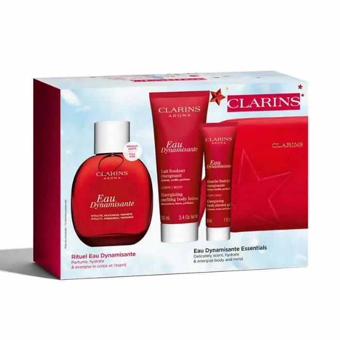 Clarins Eau Dynamisante Fragance Spray 100ml Set 4 Parti