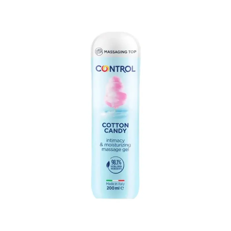 Control Gel Da Massaggio  Allo Zucchero Filato 200ml