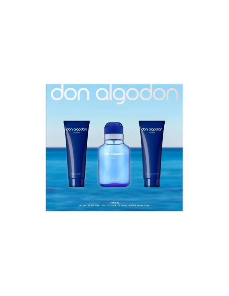 DON ALGODÓN PARA HOMBRE EAU DE TOILETTE SPRAY 100ML SET 3 PIECES