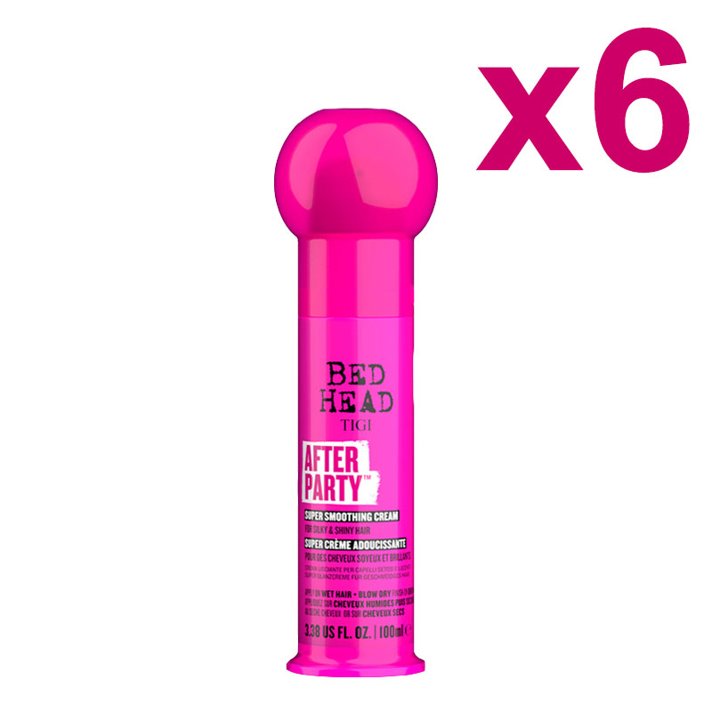 TIGI Kit Bed Head After Party Smoothing Cream 6 Pezzi x 100ml