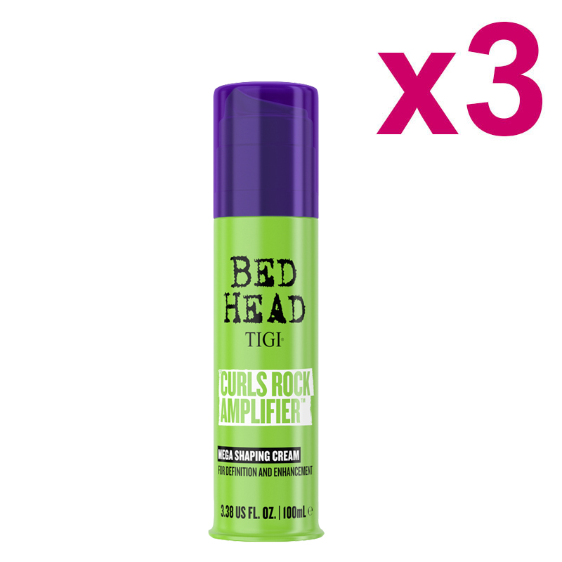 TIGI Kit Bed Head Curls Rock Amplifier 3 Pezzi x 100ml