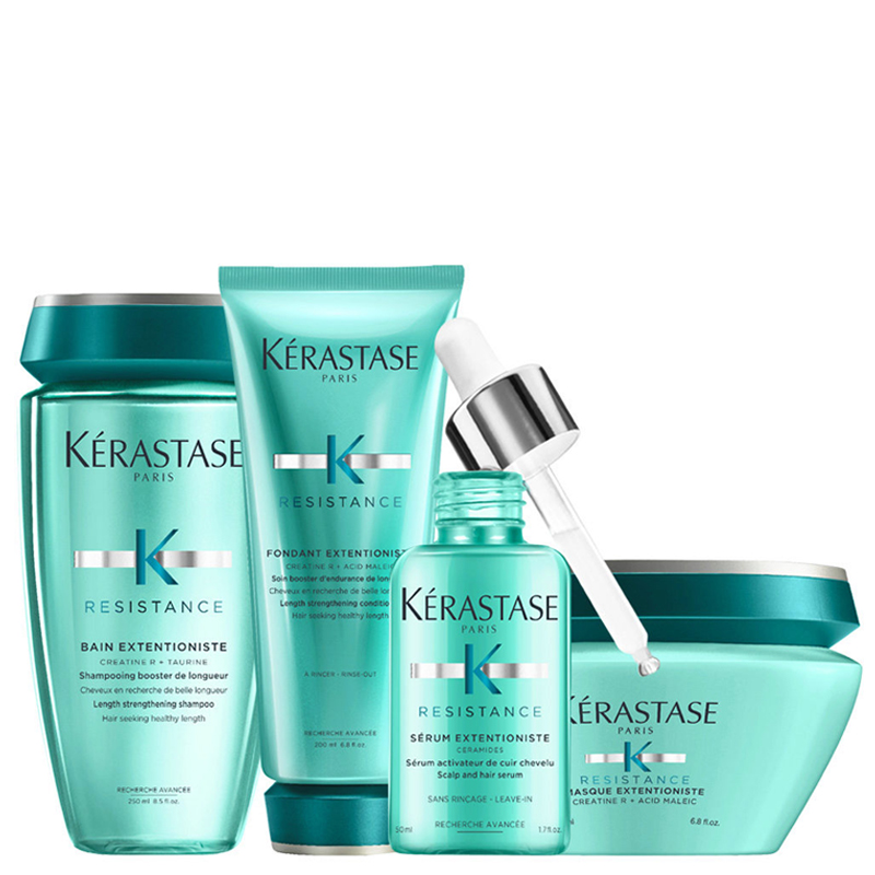 KERASTASE Kit Resistance Bain Extensioniste 250ml + Fondant 200ml + Masque 200ml + Serum 50ml