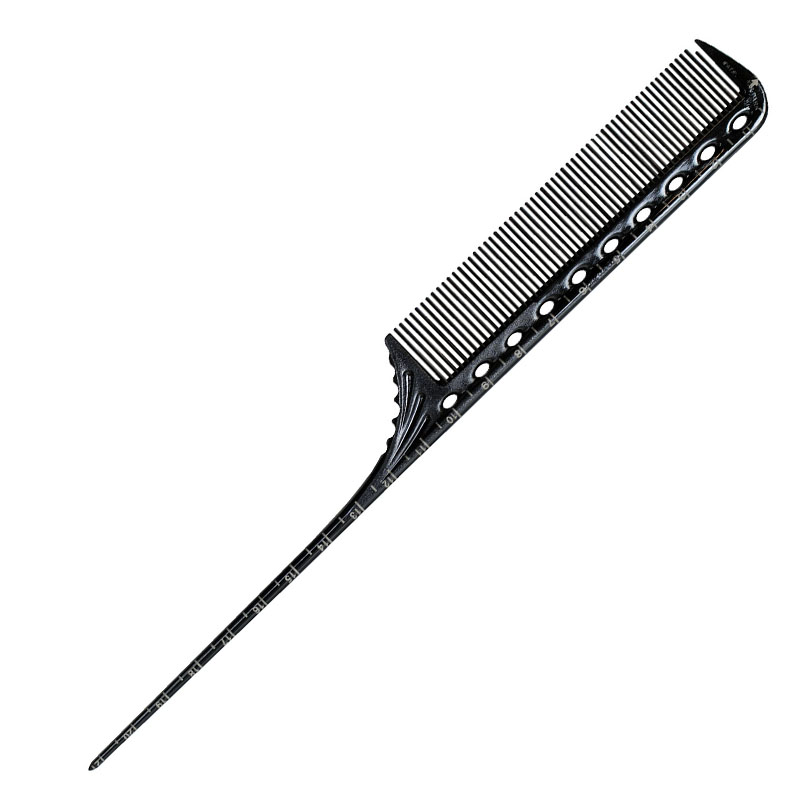 Y.S. PARK Pettine Coda Centimetrato YS-G01 CARBON BLACK 216mm
