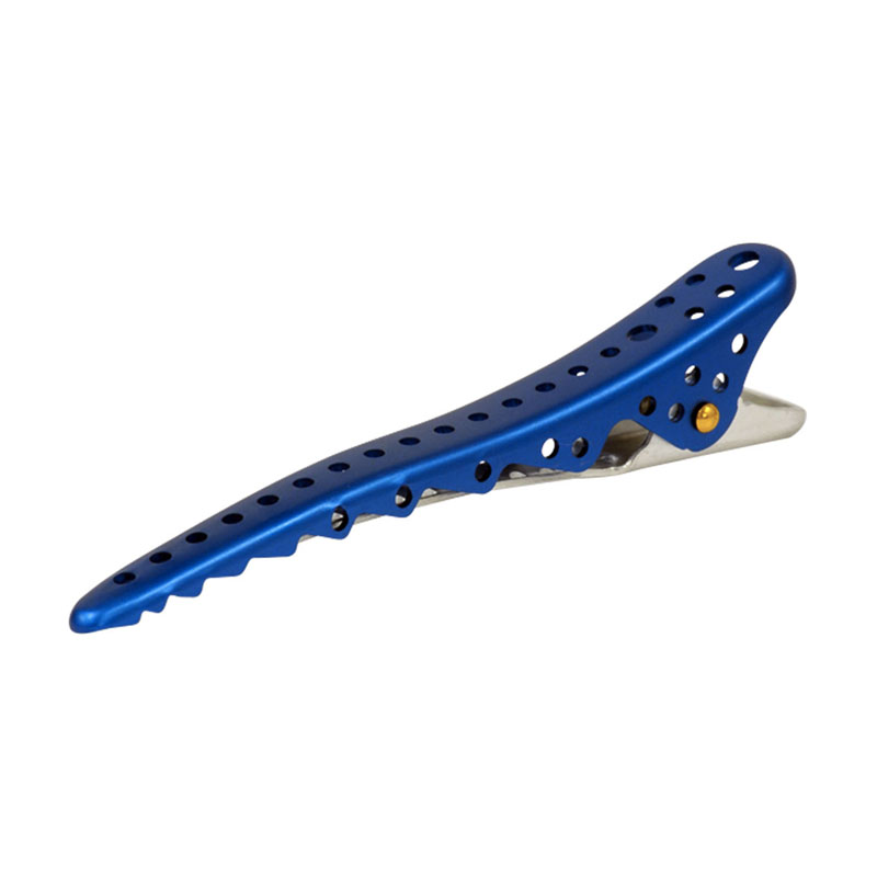 Y.S. PARK Shark Clip Becchi Blu Metallizzato 2 Pezzi