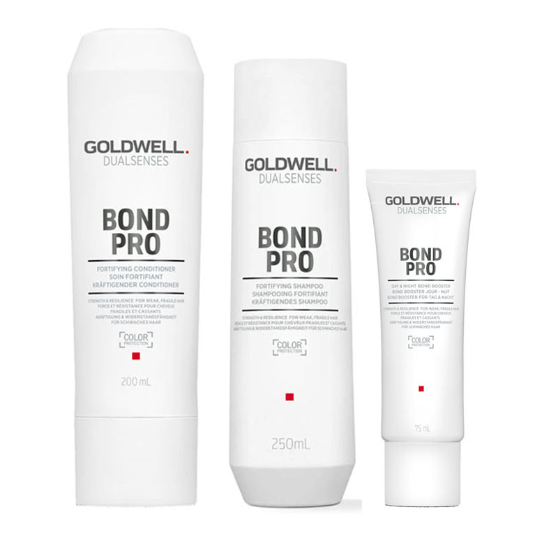 GOLDWELL Kit DS Bond Pro Shampoo250ml + Conditioner 200ml + Booster 75ml