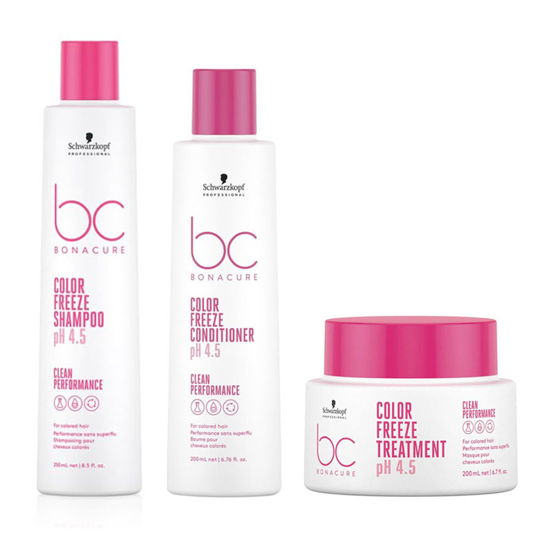 SCHWARZKOPF Kit BC Bonacure Color Freeze Shampoo 250ml + Conditioner 200ml + mask 200ml