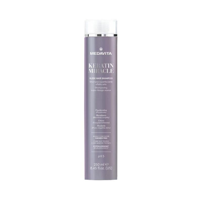 MEDAVITA Keratin Miracle Sleek Hair Shampoo Superlisciante 250ml