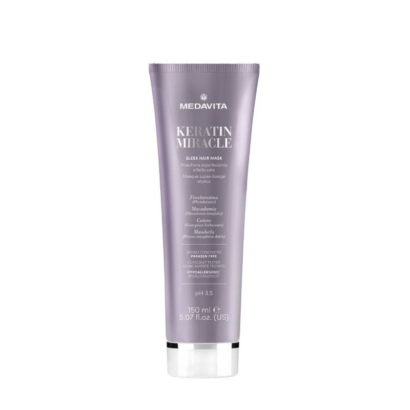 MEDAVITA Keratin Miracle Sleek Hair Mask Superlisciante 150ml