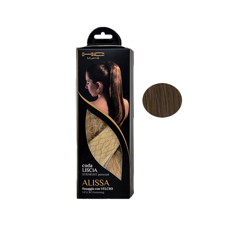 HC MILANO Coda Liscia Alissa Fissaggio Con Velcro Colore 2+30