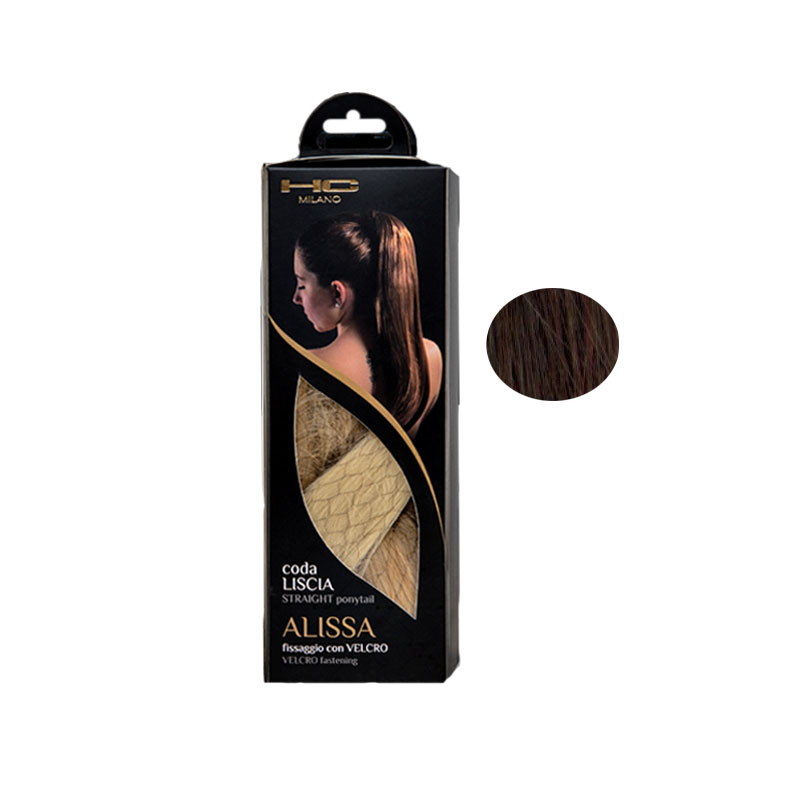 HC MILANO Coda Liscia Alissa Fissaggio Con Velcro Colore 35tp