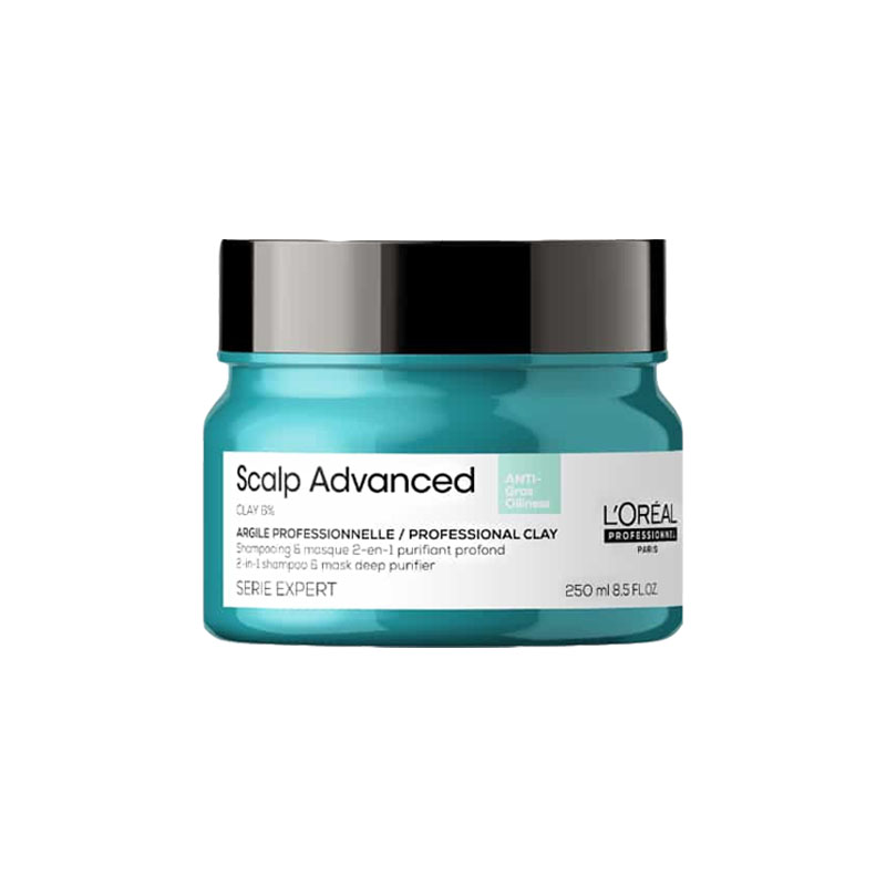 L'OREAL Serie Expert Scalp Advanced Anti-Oiliness Argile Professionnelle Shampooing & Masque 250ml