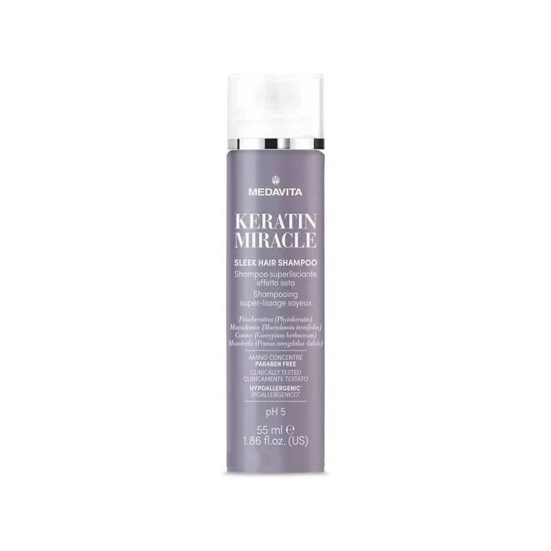 MEDAVITA Keratin Miracle Sleek Hair Shampoo Superlisciante 55ml