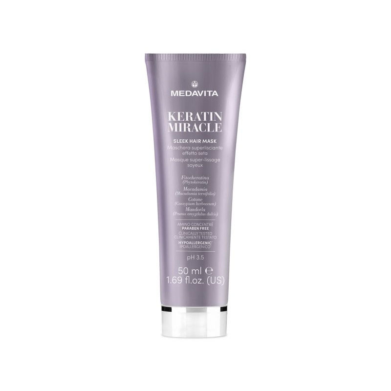 MEDAVITA Keratin Miracle Sleek Hair Mask Superlisciante 50ml