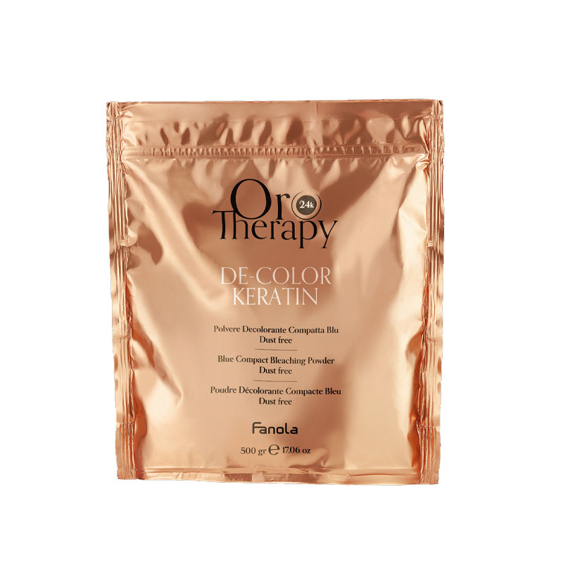 FANOLA Oro Therapy De-Color Keratin Polvere Decolorante Compatta Blu 500gr