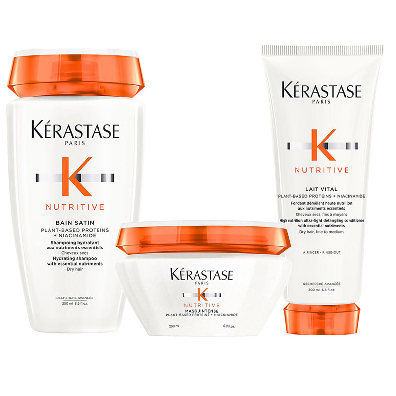 KERASTASE Kit Nutritive Shampoo 250ml + Mask 200ml + Conditioner 200ml