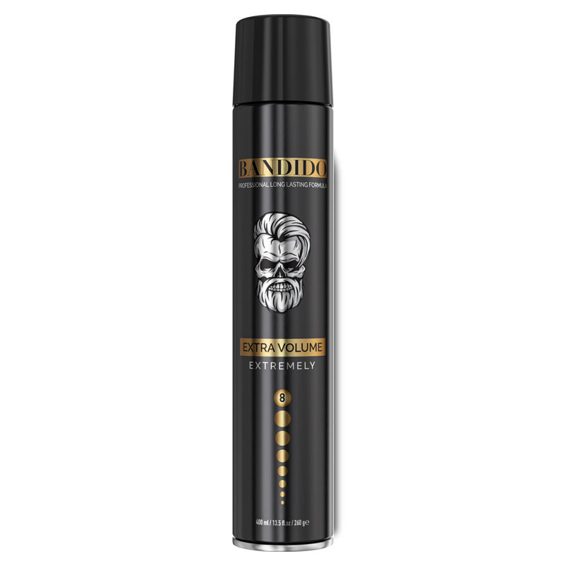 BANDIDO Extra Volume Extremely Black Hair Spray 400ml