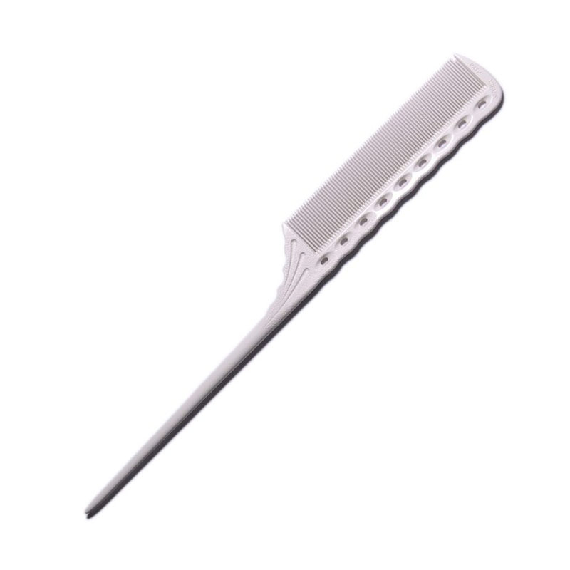 Y.S. PARK Pettine A Coda Denti Fitti YS-115 BIANCO 215mm