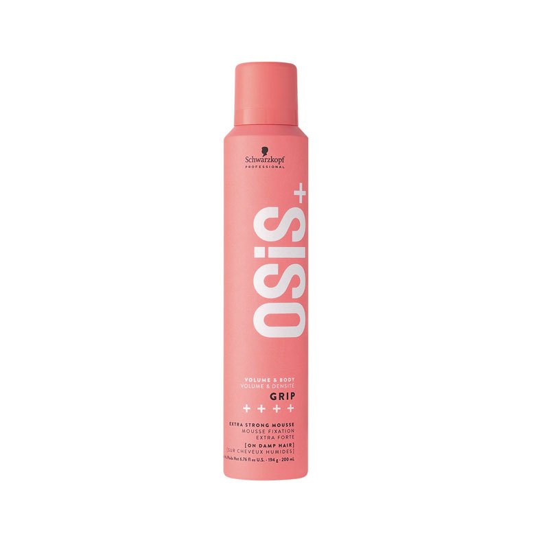 SCHWARZKOPF Osis+ Volume & Body Grip Extra Strong Mousse 200ml