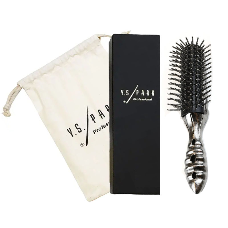 Y.S. PARK Spazzola In Legno Rivestita In Metallo Luxury Black YS-LAP/MB