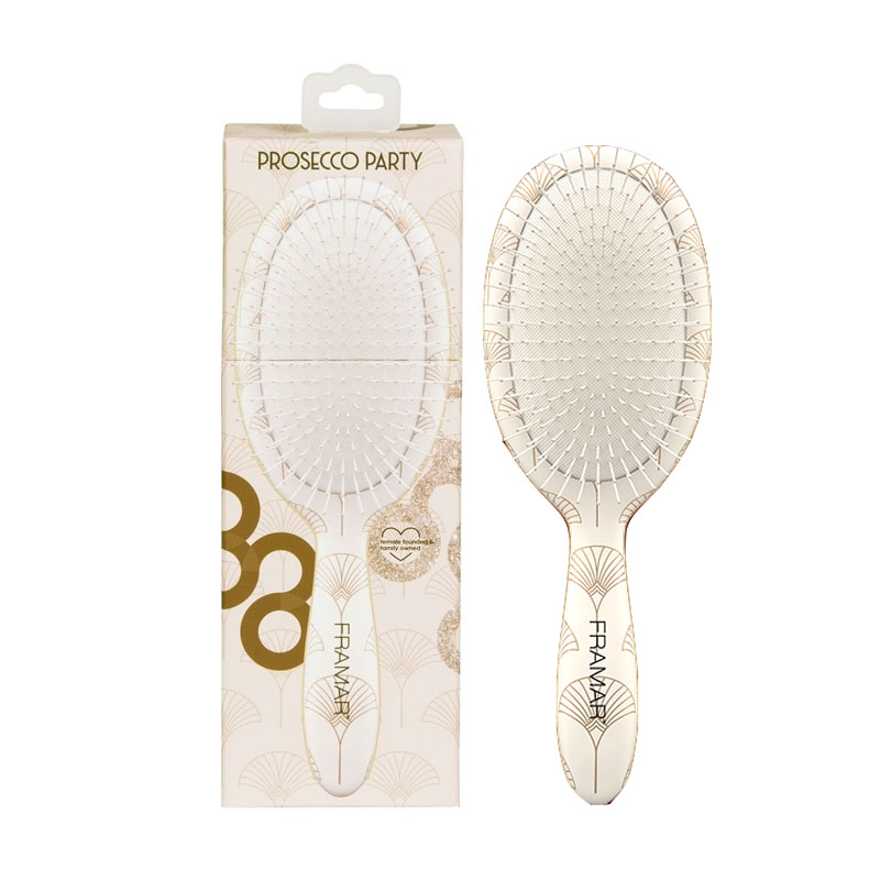 FRAMAR Detangle Brush Prosecco Party