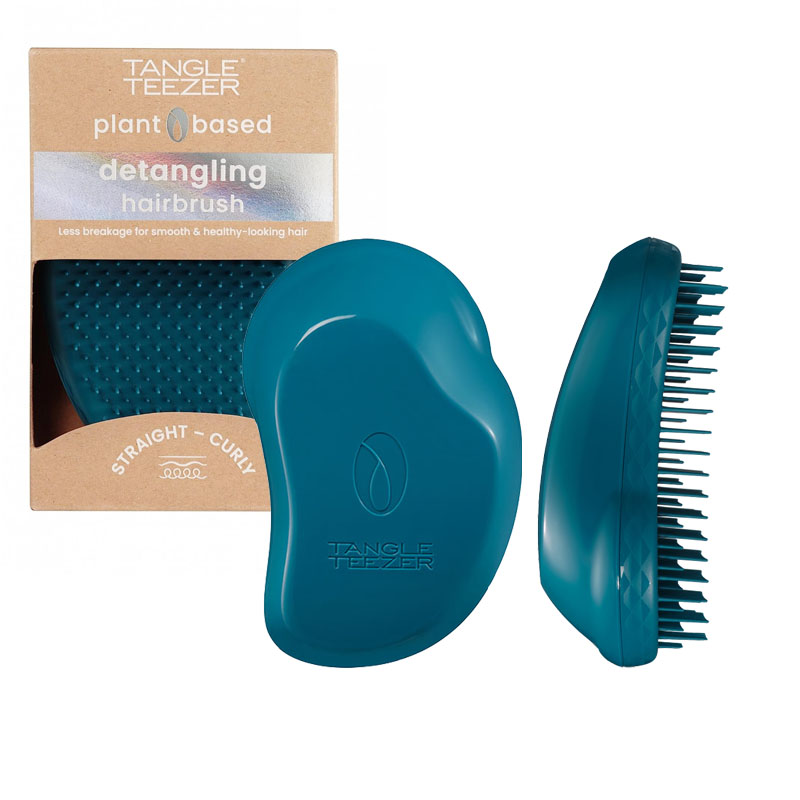 TANGLE TEEZER The Original Plant Brush Straight-Curly Blue
