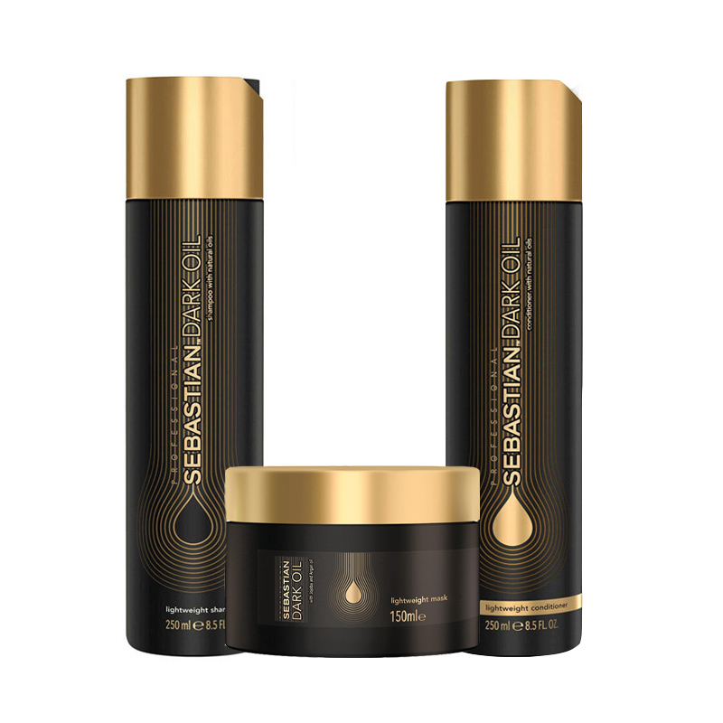 SEBASTIAN Kit Dark Oil Shampoo 250ml + Mask 150ml + Conditioner 250ml