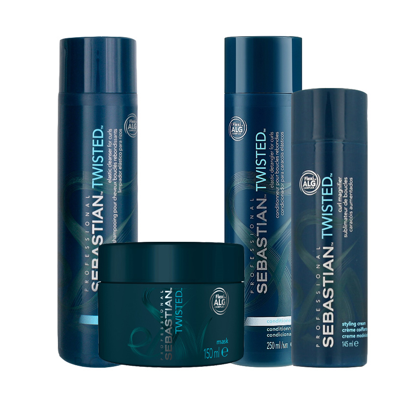 SEBASTIAN Kit Twisted Curl Shampoo 250ml + Mask 150ml+Conditioner 250ml + Styling Cream 145ml
