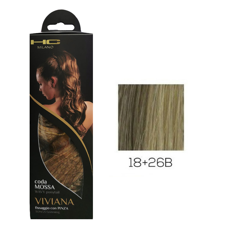 HC MILANO Coda Mossa Viviana Fissaggio Con Pinza Colore 18+26B
